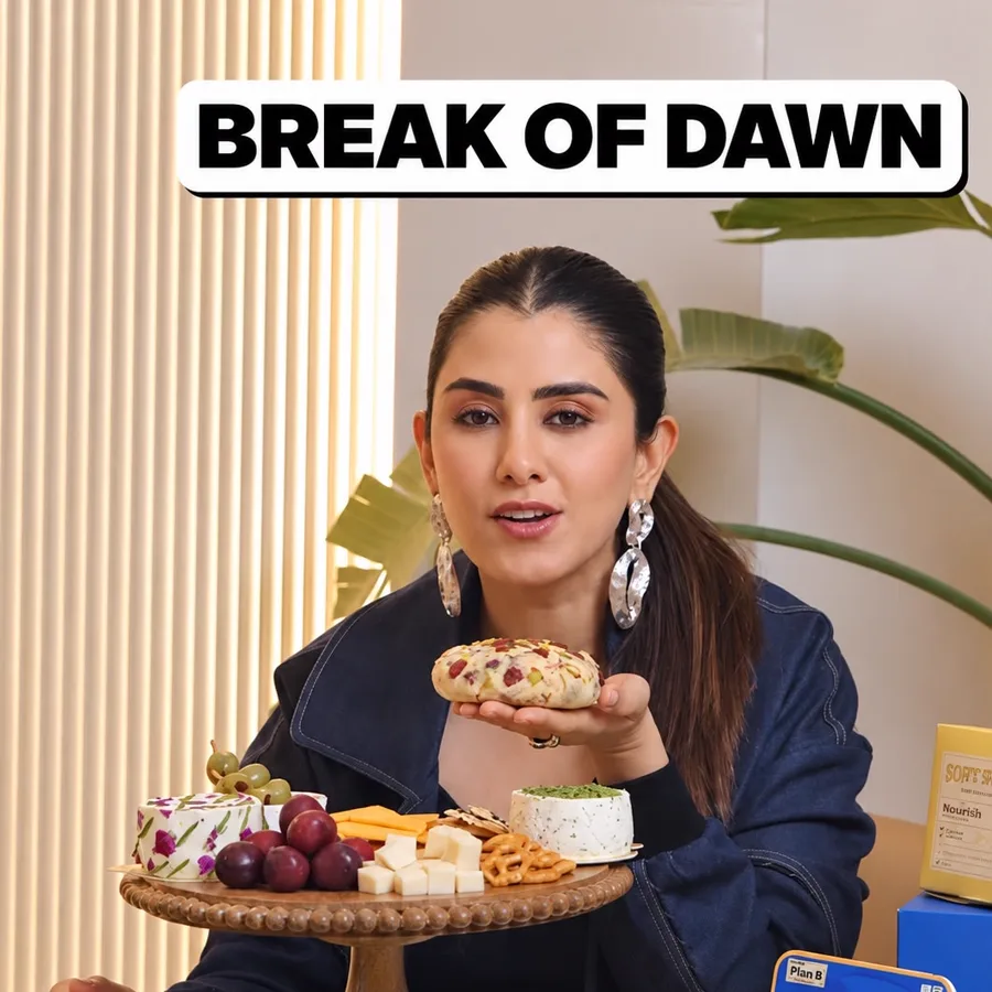 Still from the Sustainable Tea with Shreya reel